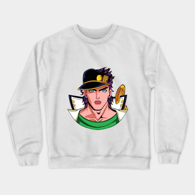 Jotaro Platinum Anime Fan art Crewneck Sweatshirt by Branigan